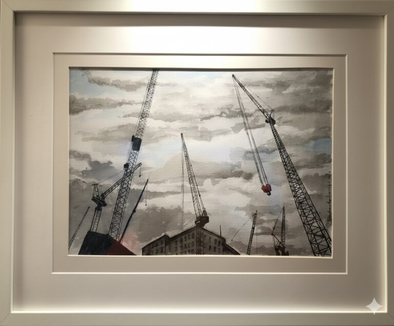 Cranes Roosting over Waterloo