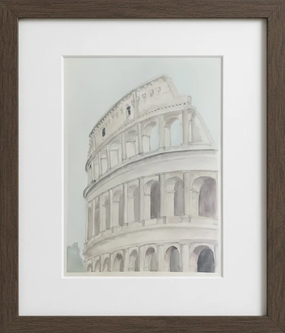 The Colosseum in Rome, Italy.