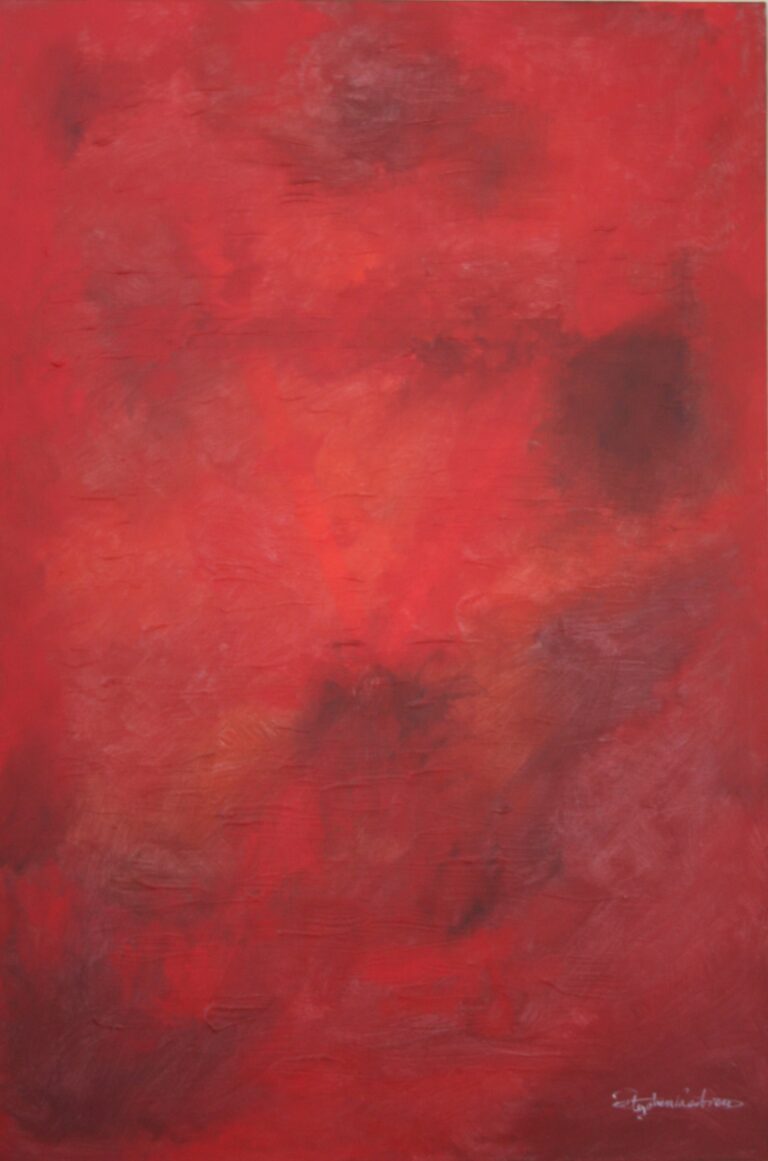 Inferno - large abstract wall art on canvas